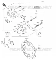 FREIN AVANT pour Kawasaki BRUTE FORCE 750 4X4I EPS 2019