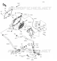 RADIATEUR pour Kawasaki BRUTE FORCE 750 4X4I EPS 2019