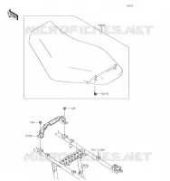 SELLE pour Kawasaki BRUTE FORCE 750 4X4I EPS 2019
