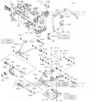 SUSPENSION ARRI&Egrave;RE pour Kawasaki BRUTE FORCE 750 4X4I EPS 2019