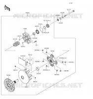 VARIATEUR pour Kawasaki BRUTE FORCE 750 4X4I EPS 2019