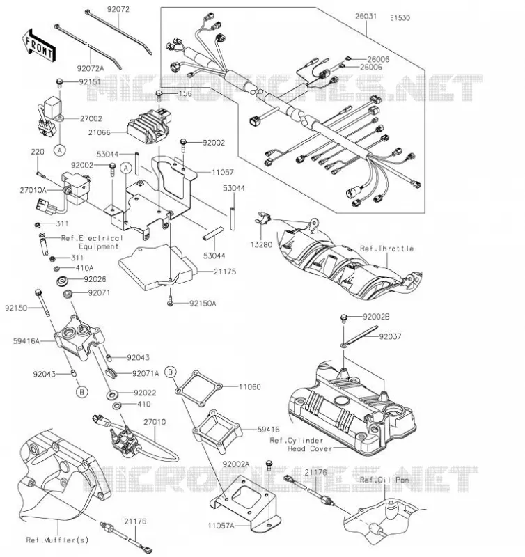 INJECTION CARBURANT Kawasaki JET SKI 1500 2019 JET SKI SX-R  JS1500AKF