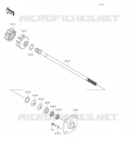 ARBRE DE TRANSMISSION pour Kawasaki JET SKI ULTRA 310R 2019