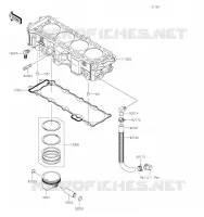 CYLINDRE/PISTON pour Kawasaki JET SKI ULTRA 310R 2019