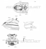 LABEL pour Kawasaki JET SKI ULTRA 310R 2019