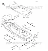 MOUSSES pour Kawasaki JET SKI ULTRA 310R 2019