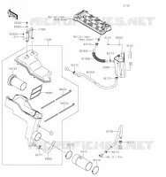 SILENCIEUX ADMISSION pour Kawasaki JET SKI ULTRA 310R 2019