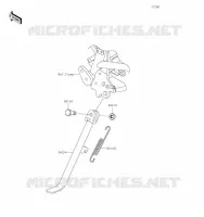 BEQUILLES pour Kawasaki Z125 PRO 2019