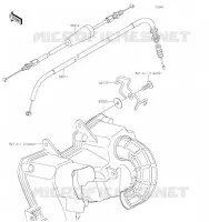 CABLES pour Kawasaki Z125 PRO 2019