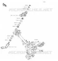 CH&Acirc;SSIS pour Kawasaki Z125 PRO 2019