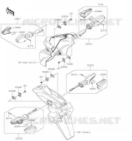 CLIGNOTANTS pour Kawasaki Z125 PRO 2019