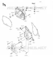 COUVERCLES MOTEUR pour Kawasaki Z125 PRO 2019
