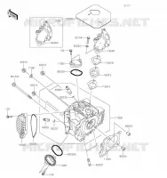 CULASSE pour Kawasaki Z125 PRO 2019