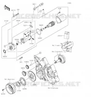 D&Eacute;MARREUR pour Kawasaki Z125 PRO 2019