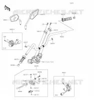 GUIDON pour Kawasaki Z125 PRO 2019