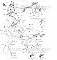 RESERVOIR CARBURANT pour Kawasaki Z125 PRO 2019