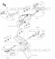CLIGNOTANTS pour Kawasaki Z125 PRO 2019