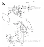COUVERCLES MOTEUR pour Kawasaki Z125 PRO 2019