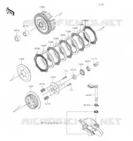 EMBRAYAGE pour Kawasaki Z125 PRO 2019