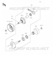 VILEBREQUIN pour Kawasaki Z125 PRO 2019