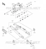BRAS OSCILLANT pour Kawasaki Z125 2019