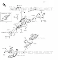 CARENAGE pour Kawasaki Z125 2019