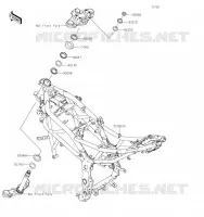 CH&Acirc;SSIS pour Kawasaki Z125 2019