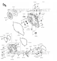 COUVERCLES MOTEUR pour Kawasaki Z125 2019