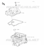 COUVRE CULASSE pour Kawasaki Z125 2019