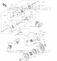 D&Eacute;MARREUR pour Kawasaki Z125 2019