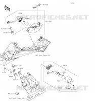FEUX ARRI&Egrave;RE(S) pour Kawasaki Z125 2019