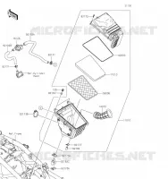 FILTRE A AIR pour Kawasaki Z125 2019