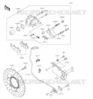 FREIN ARRIERE pour Kawasaki Z125 2019