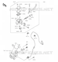 MAITRE CYLINDRE AV pour Kawasaki Z125 2019
