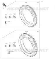 PNEUS pour Kawasaki Z125 2019
