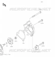 POMPE &Agrave; EAU pour Kawasaki Z125 2019