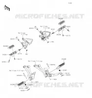 REPOSE PIED pour Kawasaki Z125 2019