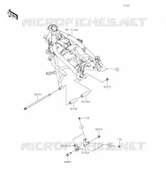 SUPPORT MOTEUR pour Kawasaki Z125 2019