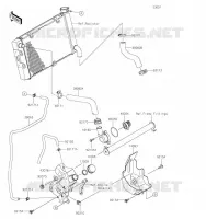 TUYAU D'EAU pour Kawasaki VULCAN S 2019