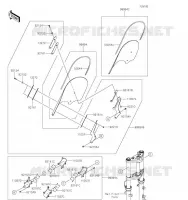 ACCESSOIRE(PARE BRISE) pour Kawasaki VULCAN S 2019