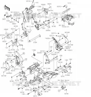 PIECE DE CADRE (COUVERTURE) pour Kawasaki VULCAN S 2019