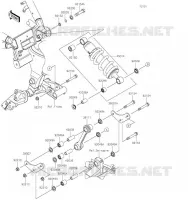SUSPENSION/AMORTISSEUR pour Kawasaki VULCAN S 2019