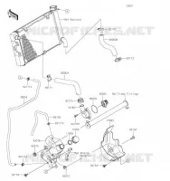 TUYAU D'EAU pour Kawasaki VULCAN S CAFE 2019