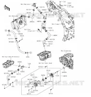 TUYAU D'EAU pour Kawasaki Z300 2018