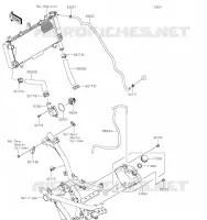 TUYAU D'EAU pour Kawasaki Z650 2019