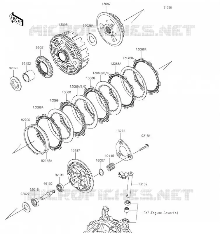 EMBRAYAGE Kawasaki MOTOS 400 2019 NINJA 400  EX400GKF