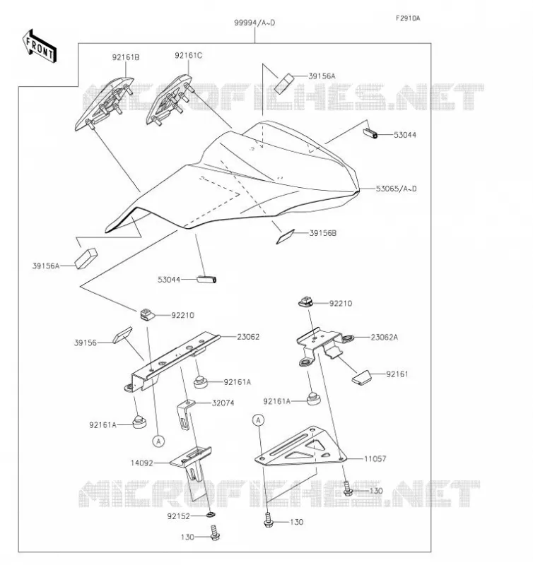 ACCESSOIRE (COUVRE SELLE) Kawasaki MOTOS 650 2019 NINJA 650  EX650JKF