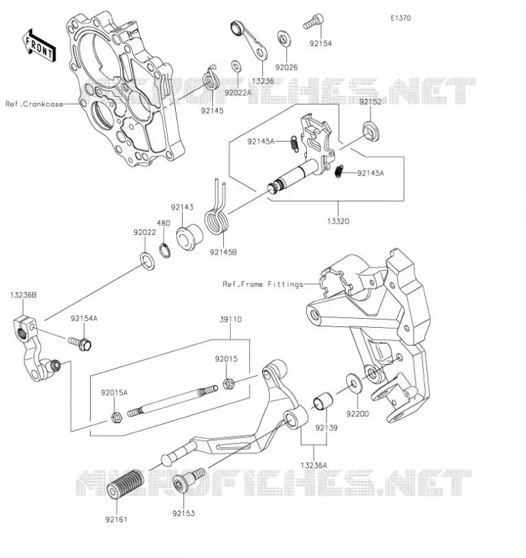SELECTEUR Kawasaki MOTOS 650 2019 NINJA 650  EX650KKF