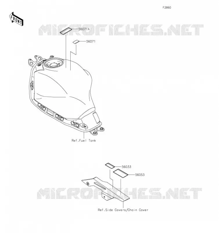 LABEL Kawasaki MOTOS 650 2019 NINJA 650  EX650KKFA