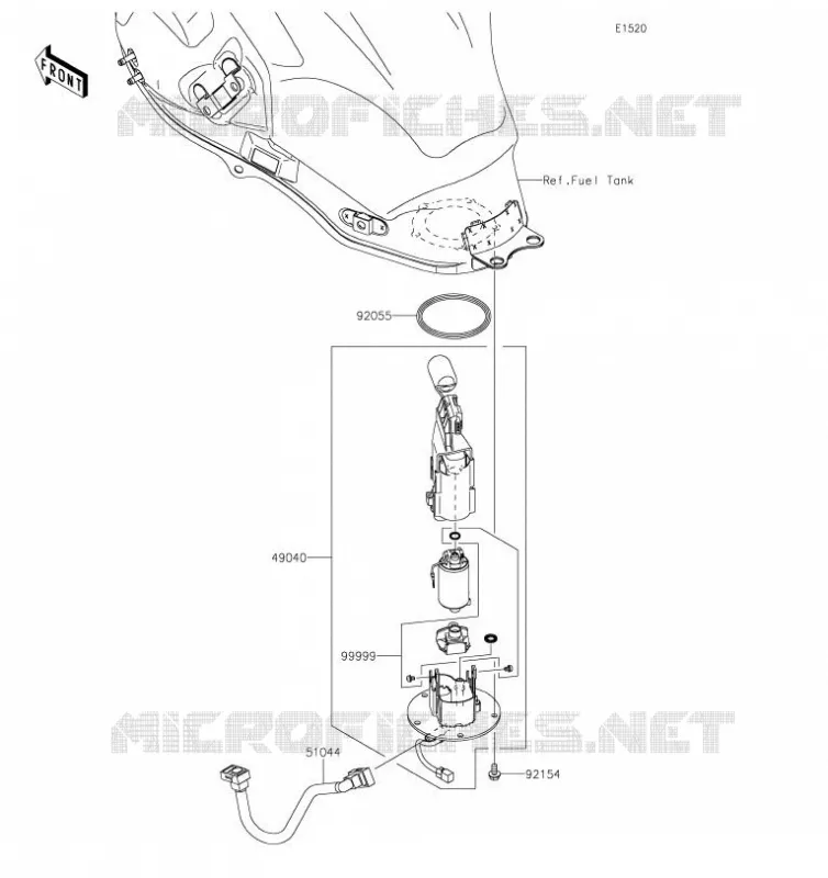 POMPE A ESSENCE Kawasaki MOTOS 650 2019 VERSYS 650  KLE650FKF